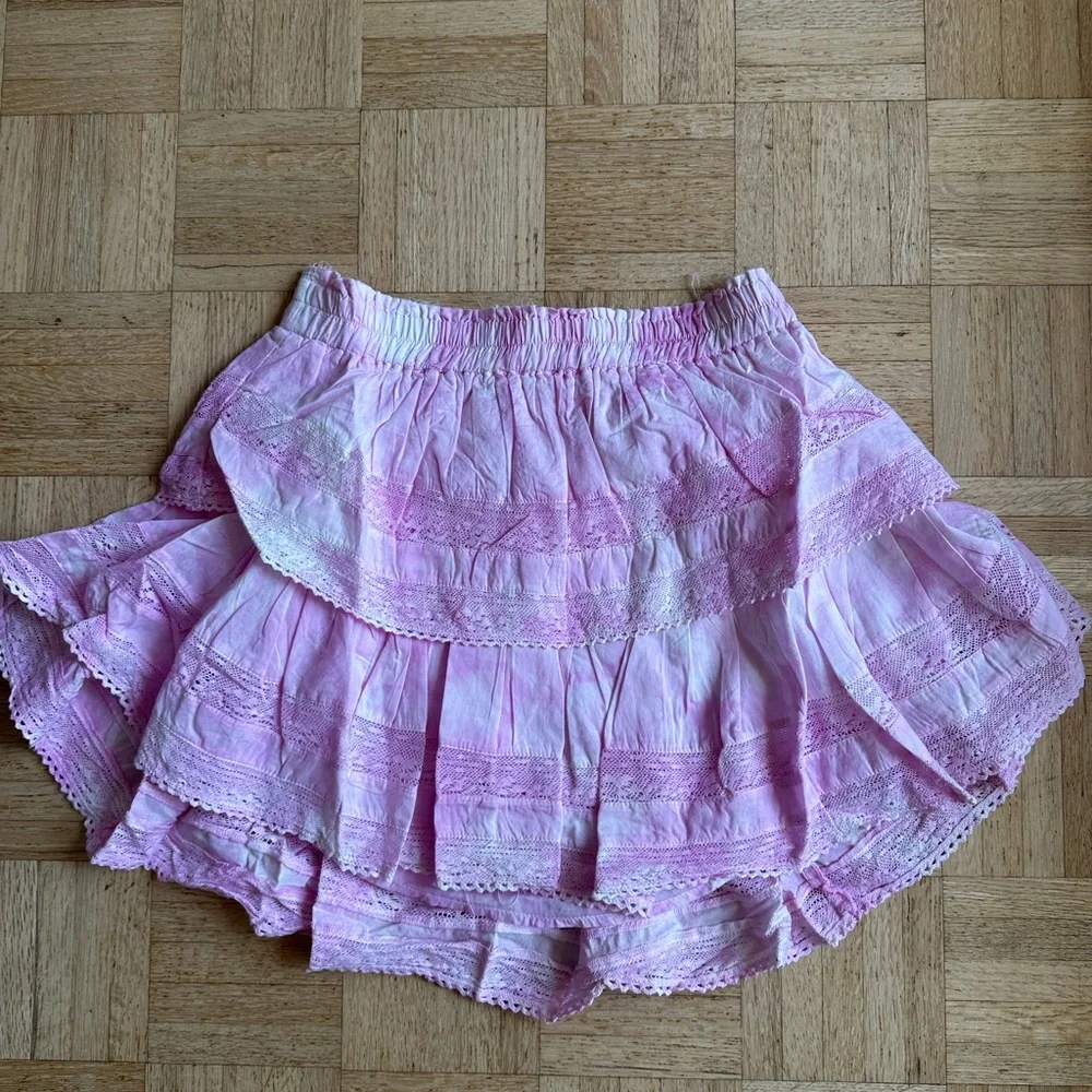 LoveShackFancy Ruffle Mini Skirt - Picture 2 of 4